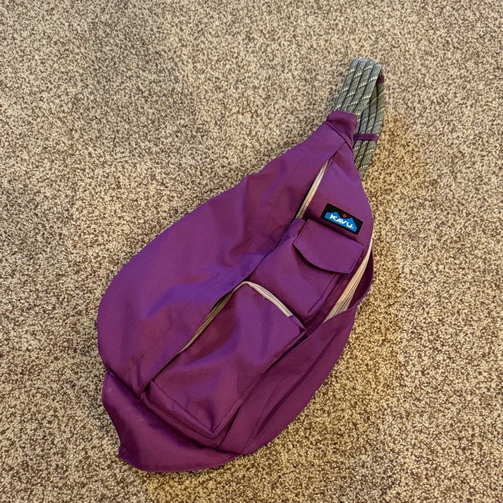 Kavu Vibrant Purple Sling Bag - Picture 1 of 6